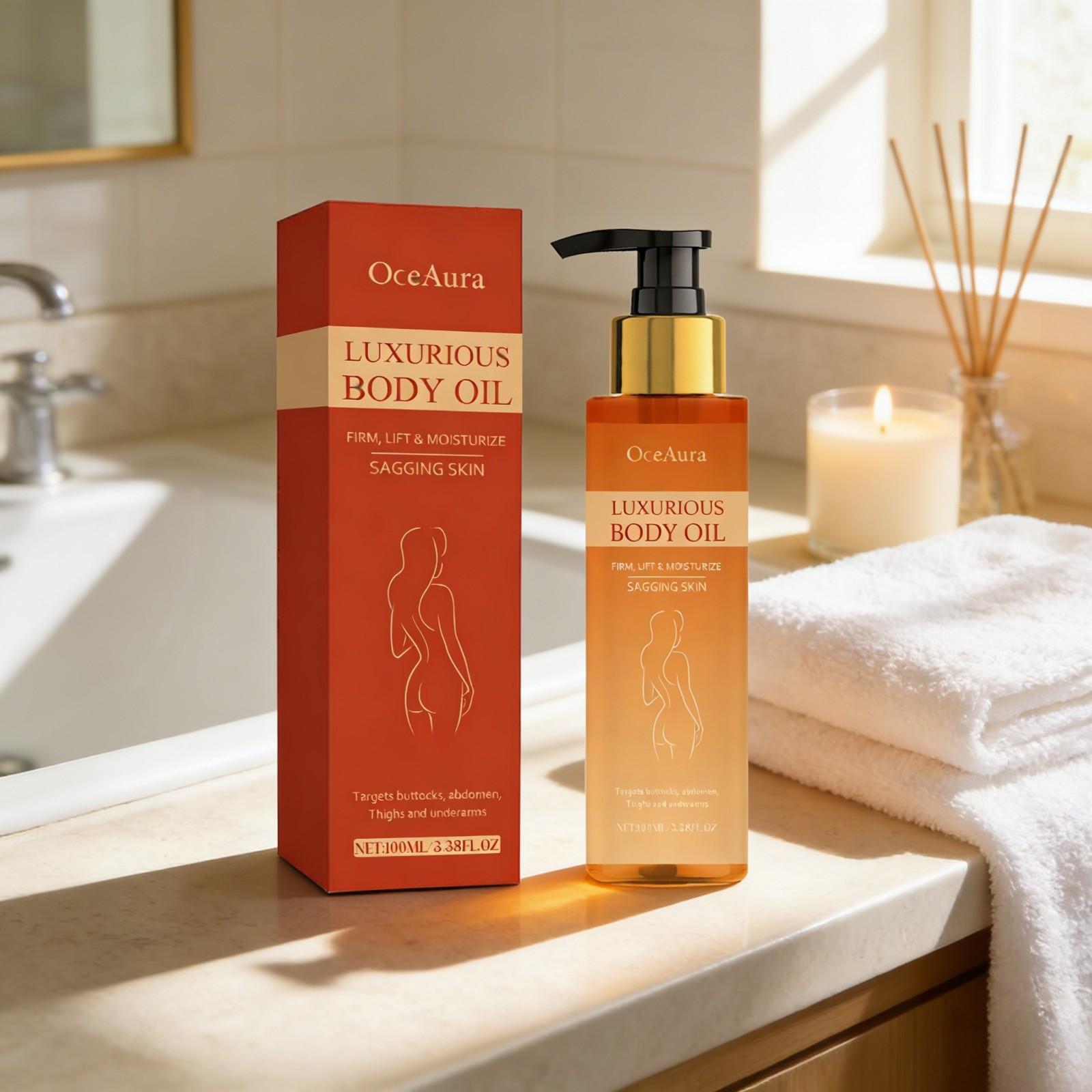 OceAura Moisturizing Body Oil  - Cold Pressed Rose Hip ulasan dan harga