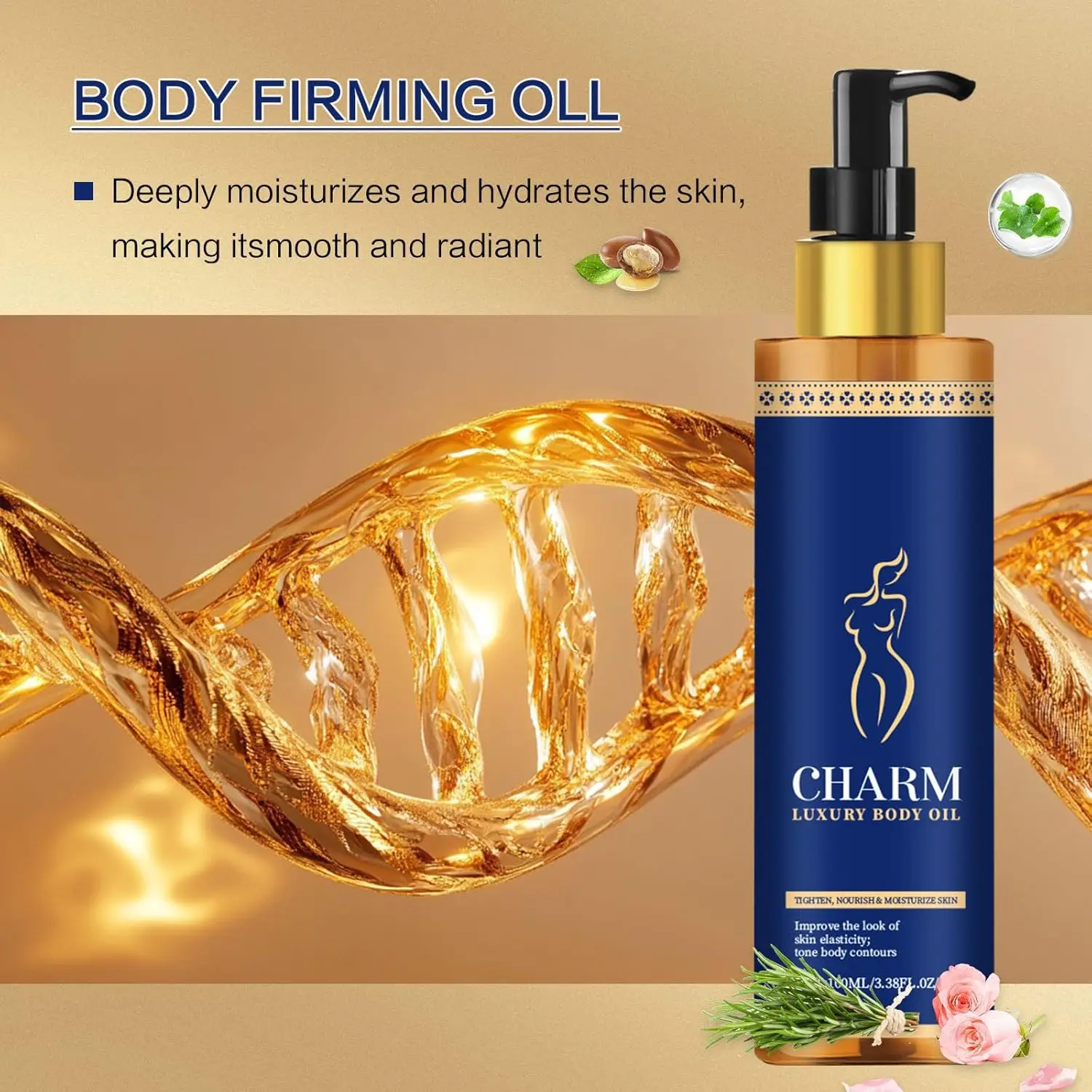 Firming Body Oil Luxury Body O - Luxury Skincare Line ulasan dan harga