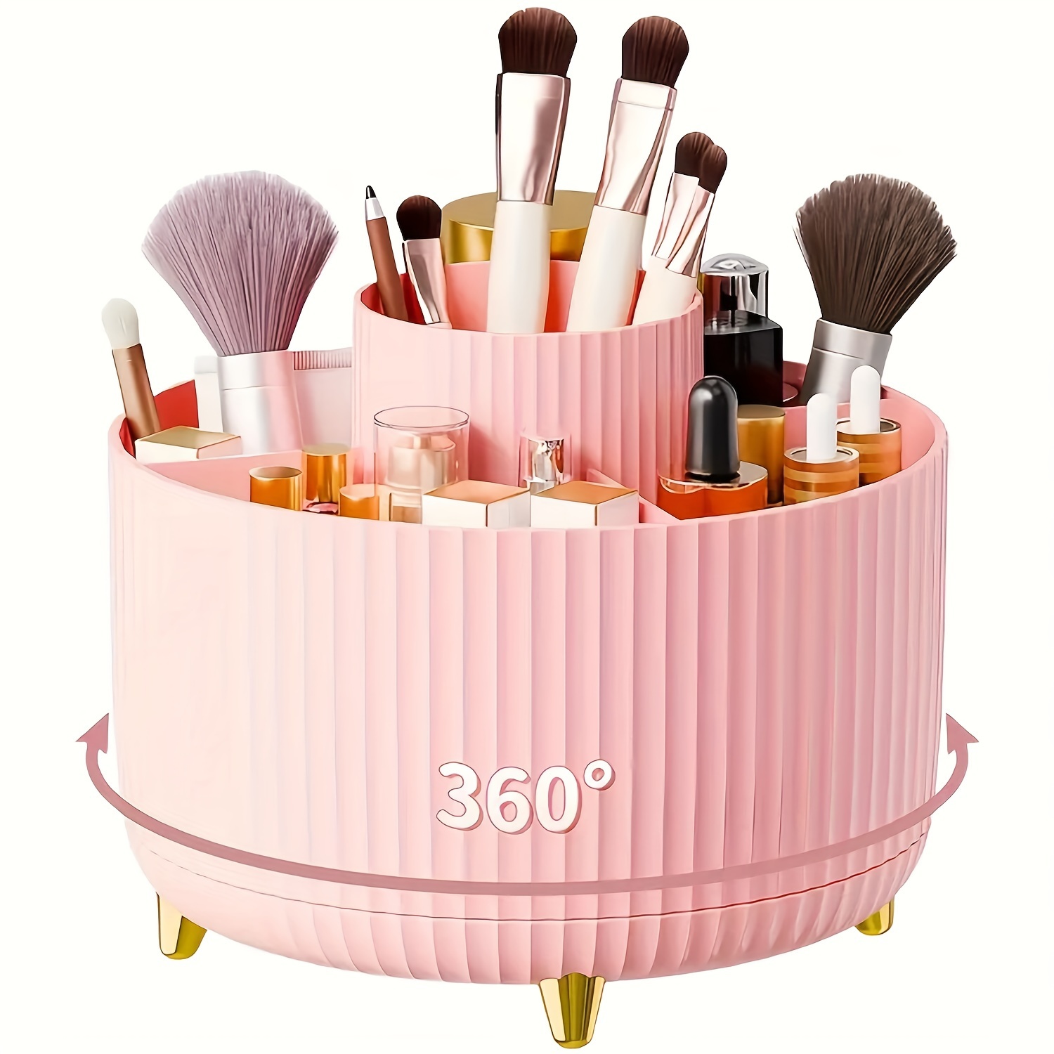 360-Degree Rotating Cosmetic S - Luxury Skincare Design ulasan dan harga