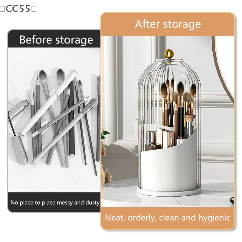 〔CC55〕360° Rotating Makeup Bru - Luxury Skincare Products ulasan dan harga