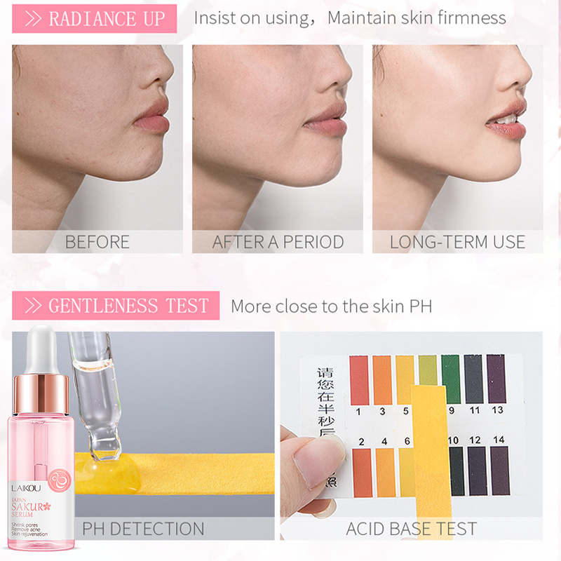 LAIKOU 17ML Japan Sakura Serum - Growth Factor Serum ulasan dan harga