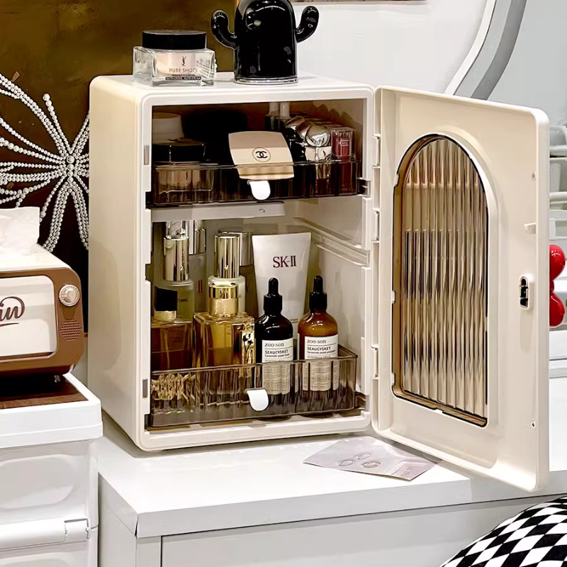 Luxury Cosmetic Organizer with - Luxury Skincare Design ulasan dan harga