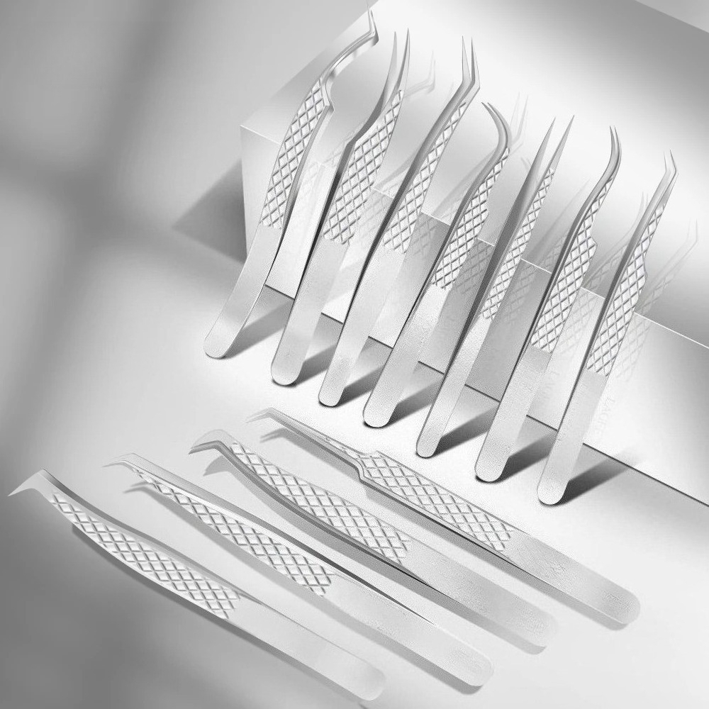 Eyelash extension tweezer volu - Luxury Skincare Products ulasan dan harga