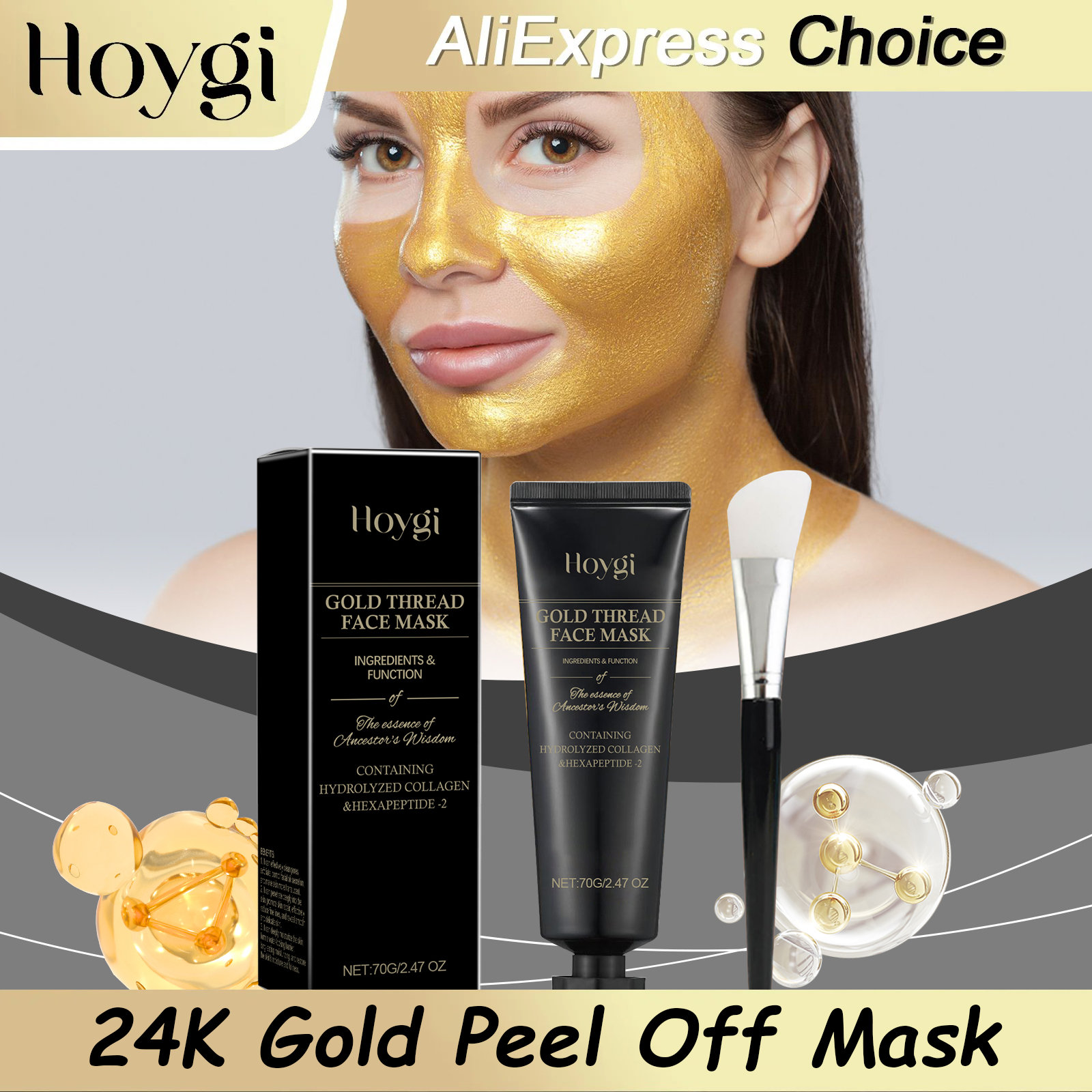 HOYGI 24K Gold Peeling Face Ma - Luxury Skincare For Women ulasan dan harga