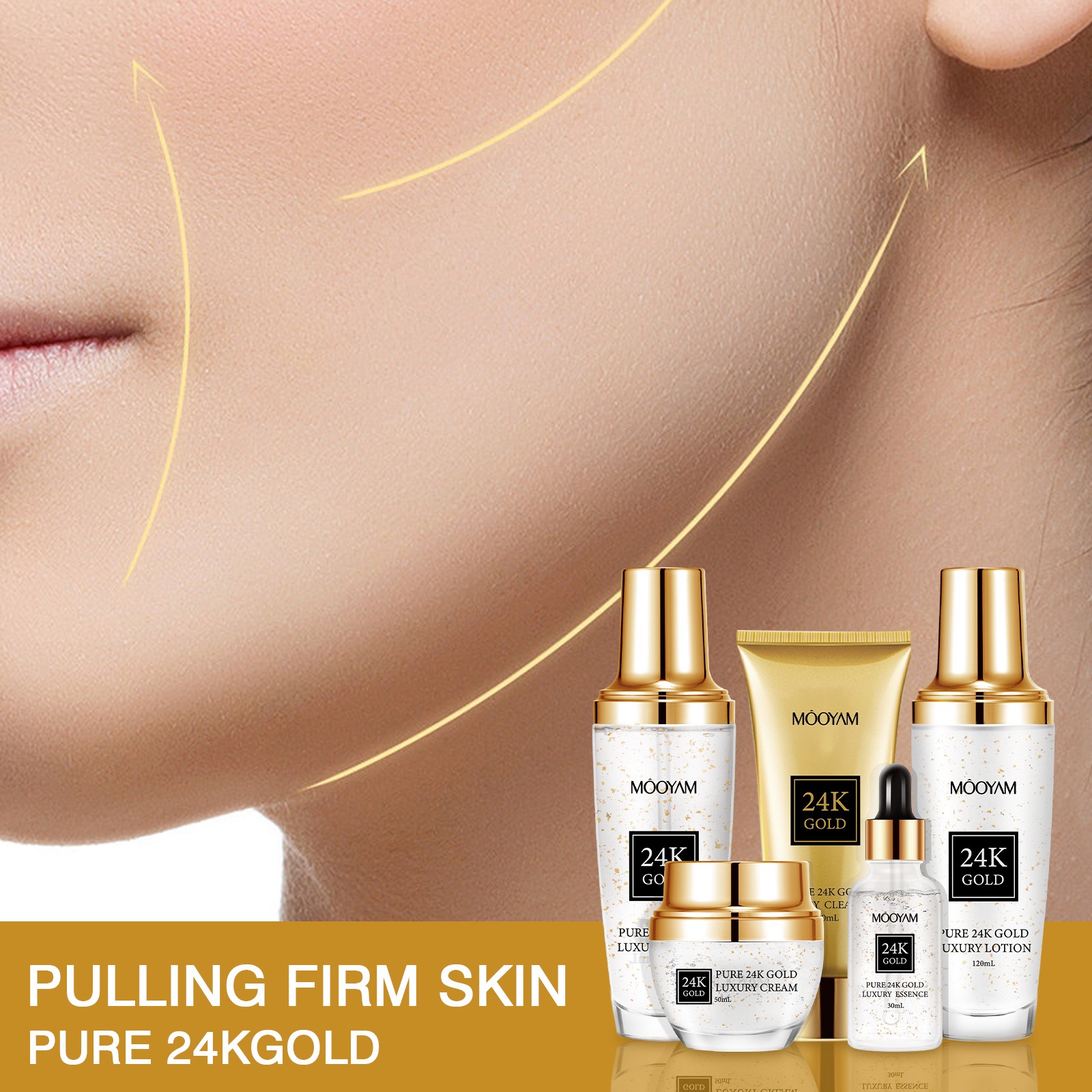 24K Gold LUXURY Moisturizin An - Luxury Skincare Line ulasan dan harga