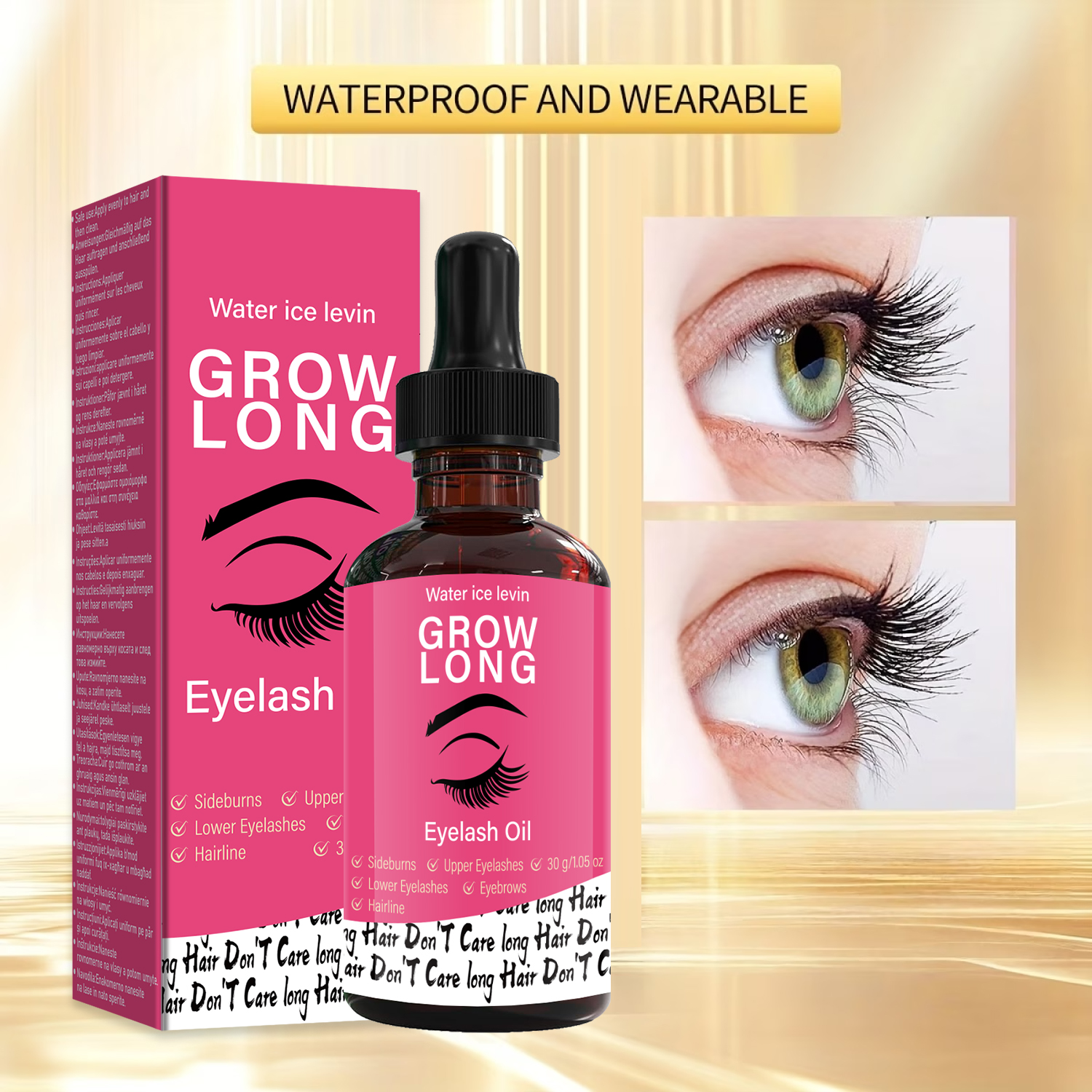 Eyelash Oil 30g with Collagen  - Growth Factor Serum ulasan dan harga