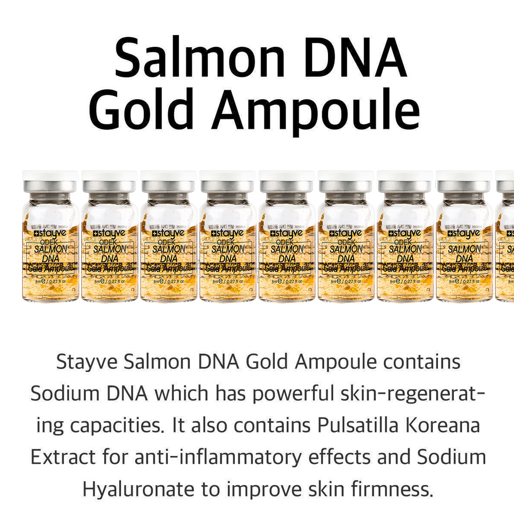 Korea 8ml Salmon DNA Gold Ampo - Growth Factor Serum ulasan dan harga