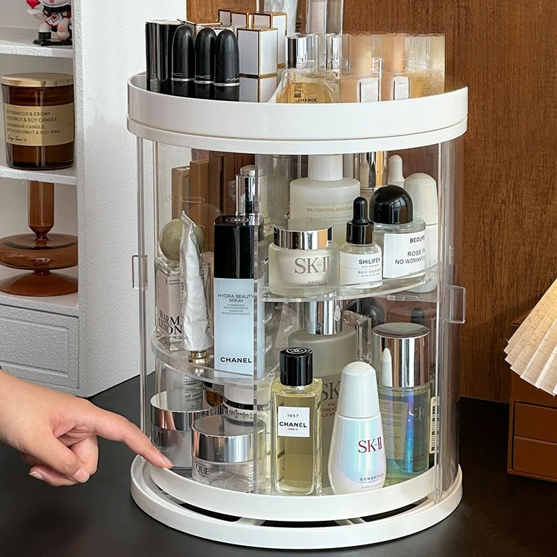 Rotating Acrylic Cosmetic Orga - Luxury Skincare Design ulasan dan harga