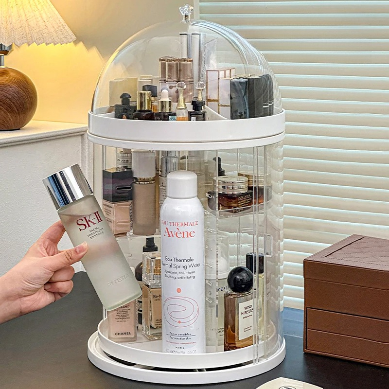 Rotating Acrylic Cosmetic Orga - Luxury Skincare Design ulasan dan harga