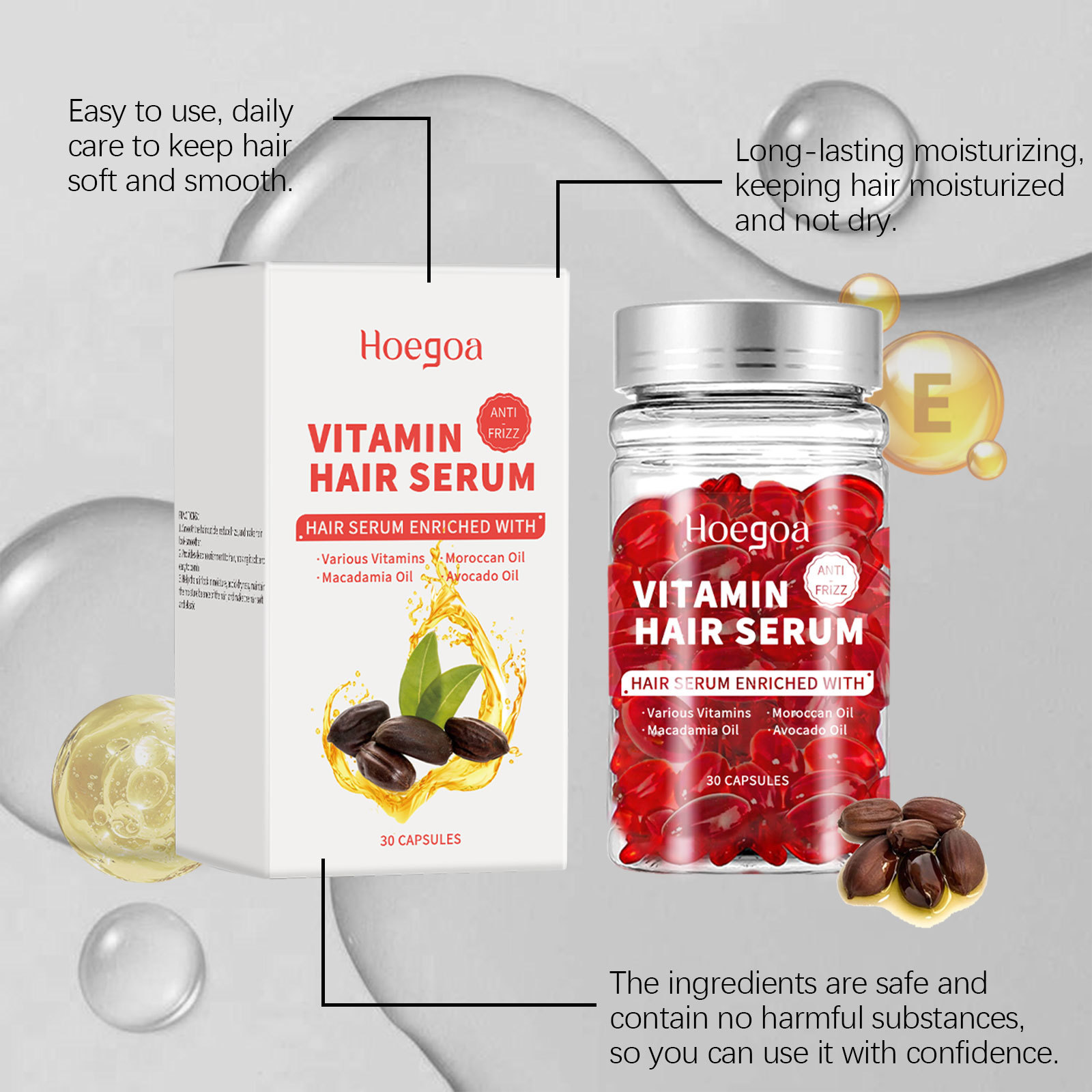 Vitamin Hair Care Serum Capsul - Growth Factor Serum ulasan dan harga