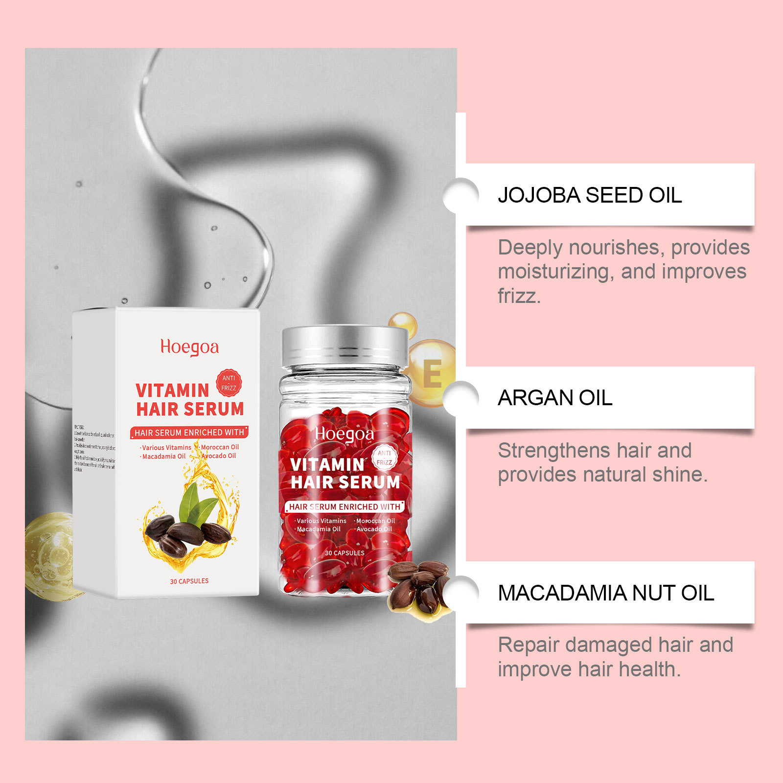 Vitamin Hair Care Serum Capsul - Growth Factor Serum ulasan dan harga