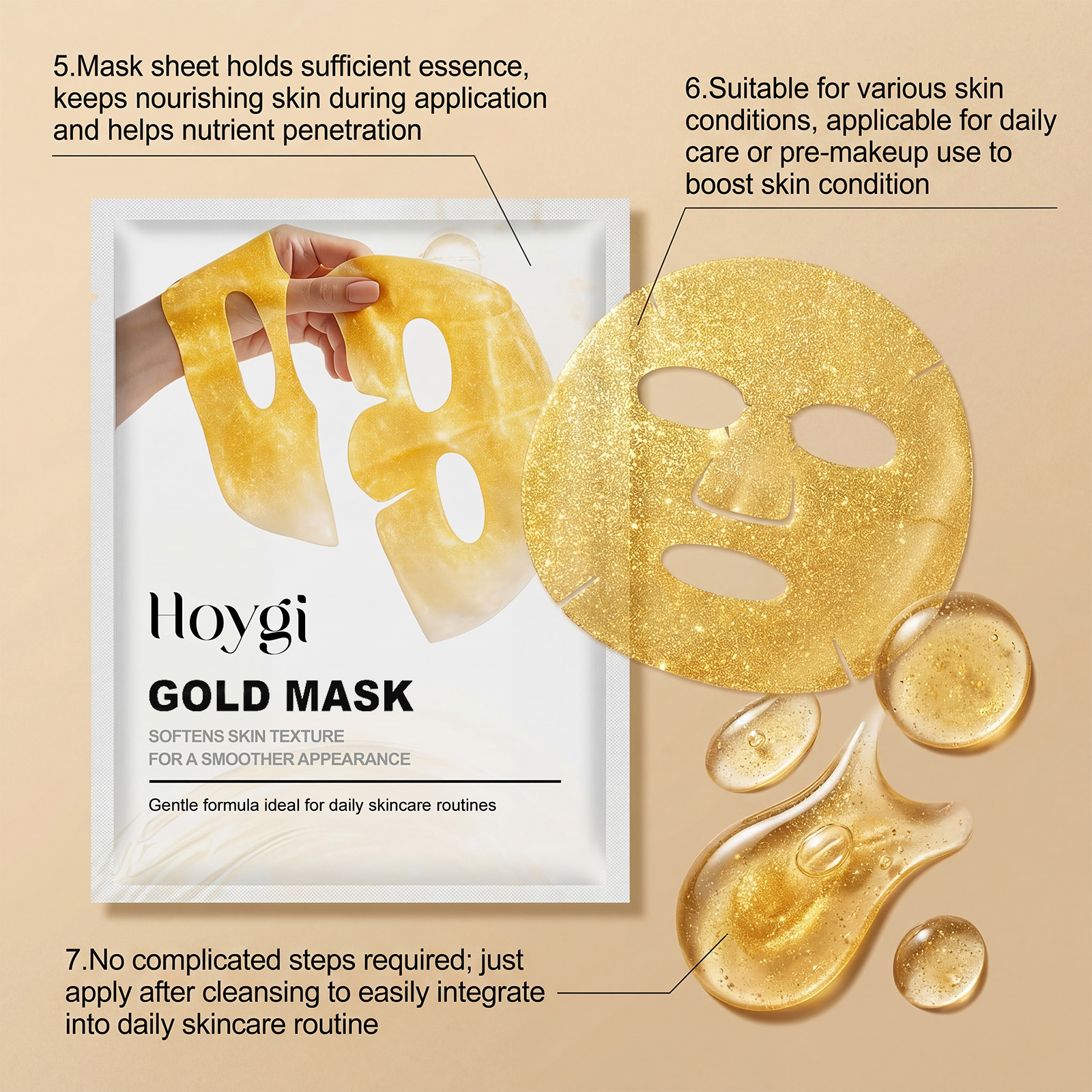 24k Gold Face Mask Niacinamide - Luxury Skincare Line ulasan dan harga