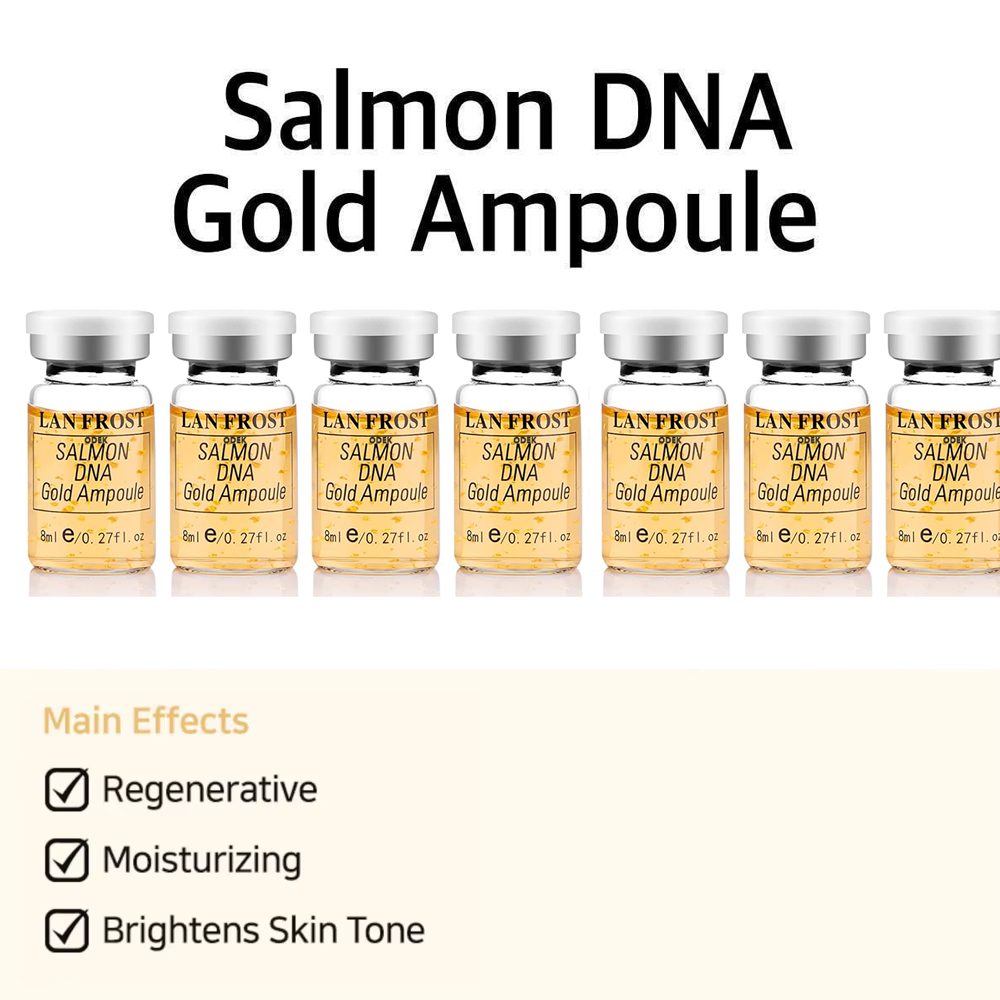 8ml Gold Salmon DNA Ampoule Se - Growth Factor Serum ulasan dan harga