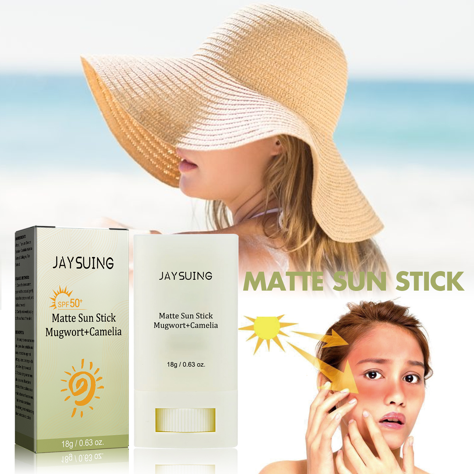 Matte Sun Stick UV Protection  - Luxury Skincare Products ulasan dan harga